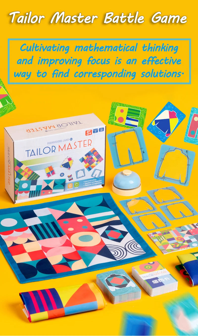 🧩 Tailor Master Game – Shape & Colour Logic Fun for Curious Boys! 🎨👕🎯 - ThiGui