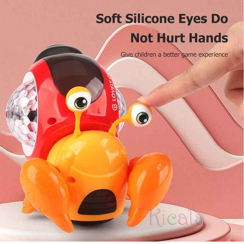 🦀Catch the Crab! The Light-Up Dancing Toy That Gets Babies Crawling with Joy - ThiGui