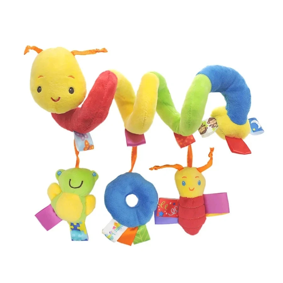 🐘 Snuggle, Shake & Smile! Hanging Plush Animal Rattles for Baby’s First Year 🍼💕 - ThiGui