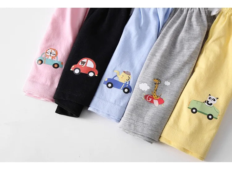 ☀️ Pure Cotton Summer Shorts – Comfy Coolness for Active Boys! 🩳🌈 - ThiGui