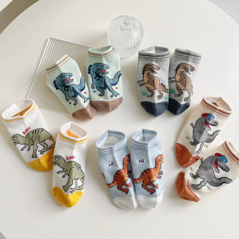 🦖 Roarsome Dino Socks – Soft, Comfy Fun for Happy Little Feet! 🧦💚 - ThiGui