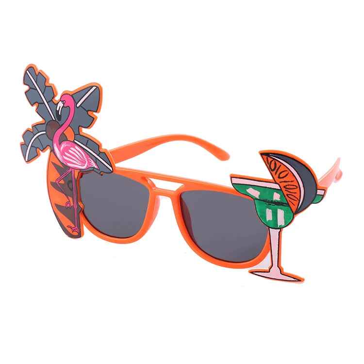 🌺 Say Aloha in Style – Fun Hawaiian Glasses for Parties & Cosplay! 🕶️🍍 - ThiGui