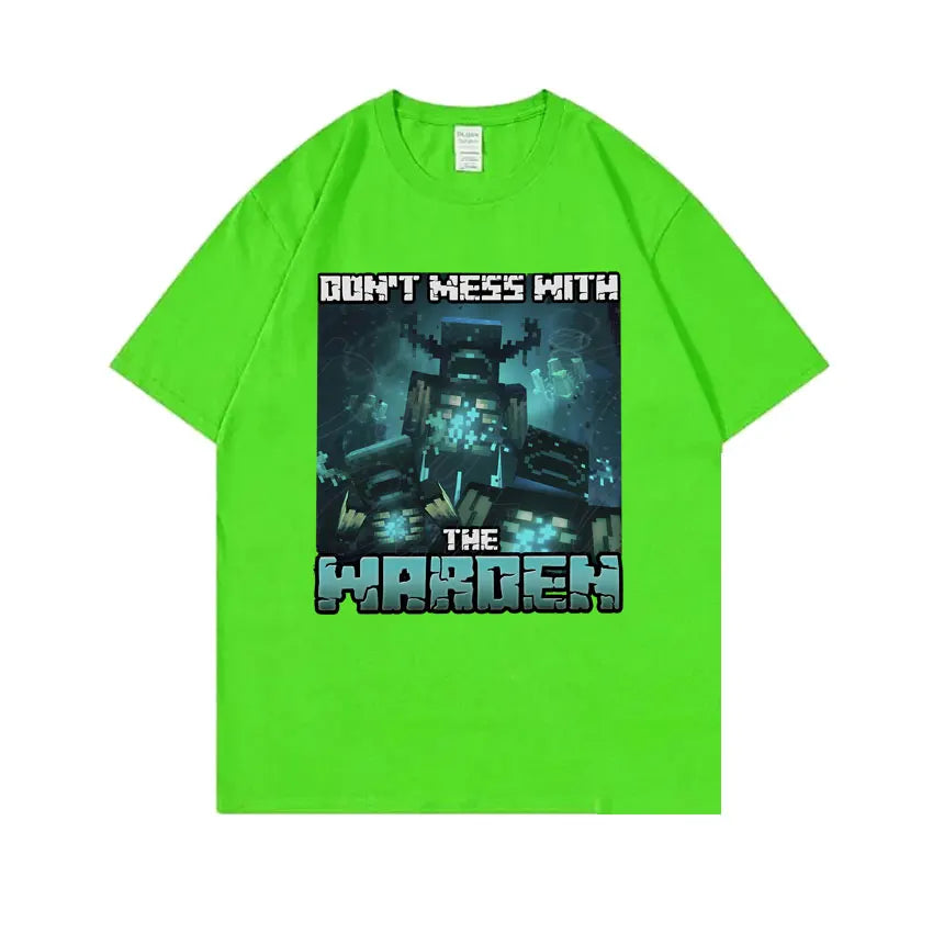 Game On Warden Tee 🎮🔥 Soft 100% Cotton Oversized Fun for Cool Boys - ThiGui