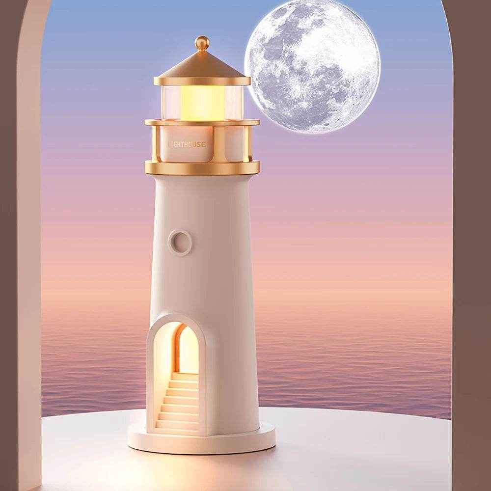🌜Moonlight Magic Lighthouse – A Soothing Glow for Starry Dreams and Sweet Lullabies - ThiGui