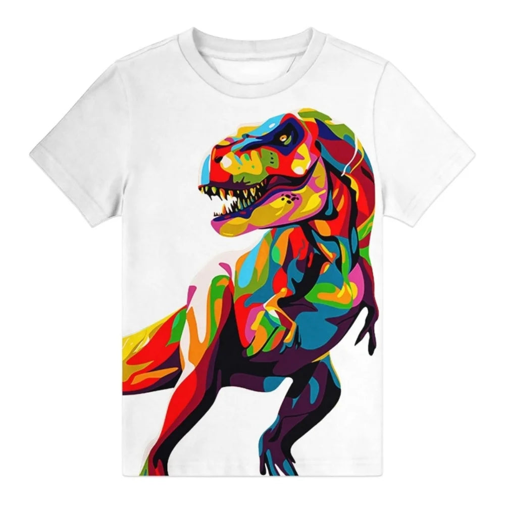 🌟 Fierce & Fun! 3D Dragon T-Shirt for Boys 🐉🔥 – The Ultimate Summer Tee - ThiGui