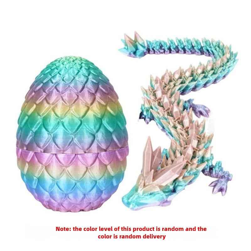 🐉Surprise Dragon Egg with Fully Articulated 3D Printed Dragon for Fantasy-Loving Boys - ThiGui