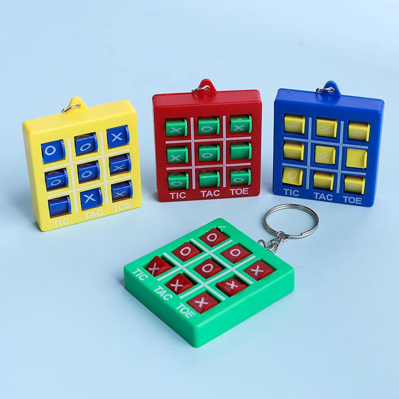 🎒🎯 Mini Tic Tac Toe Game Keychains – Pocket-Sized Fun for Smart Little Minds! 🧠✨ - ThiGui