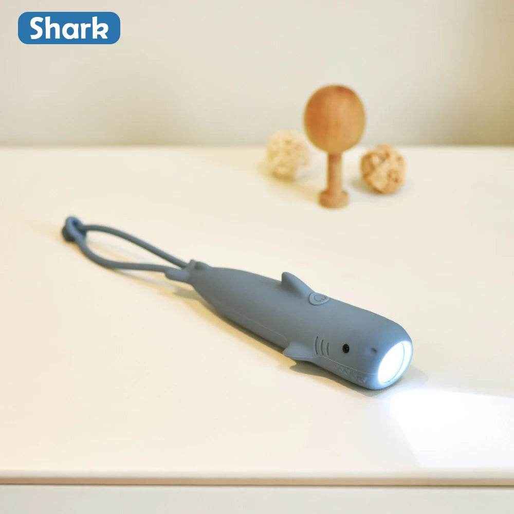 🌟 Sweet Dreams & Soft Glows – Cute Silicone Animal Night Lights for Cosy Kids’ Rooms 🦈🦄🐊 - ThiGui