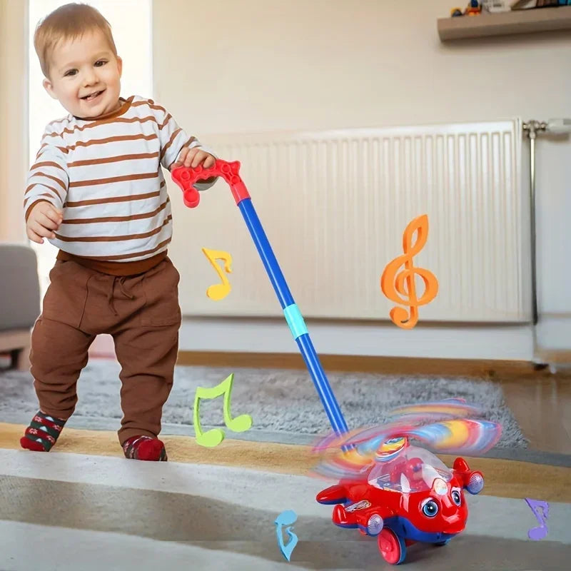 ✈️ 2-in-1 Baby Walker & Plane Toy – Support & Fun for First Steps! 🚶‍♂️💙 - ThiGui