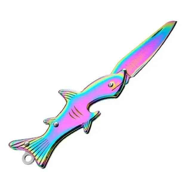 🦈Mini Shark Folding Pocket Knife Keychain Tool for Smart Outdoor or Everyday Use - ThiGui