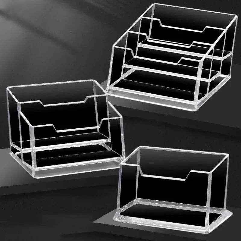 🎴Crystal-Clear Business Card Holder – Sleek, Stylish & Super Handy for Busy Mums - ThiGui