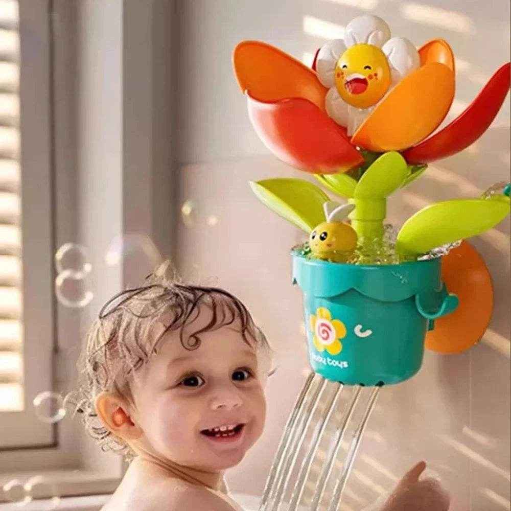 🐳Sunflower Water Spray Bath Toy for Boys That Turns the Tub into a Splashy Garden - ThiGui