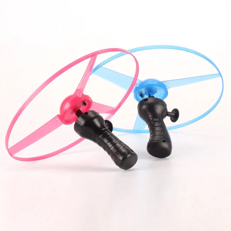 🛸 Spinning UFO Flyer – Flashy LED Fun for Outdoor Adventures! 🚀💡 - ThiGui