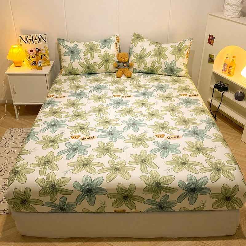 🚗Vroom-Vroom to Sleep! Pure Cotton Car Fitted Sheet for Busy Little Dreamers - ThiGui