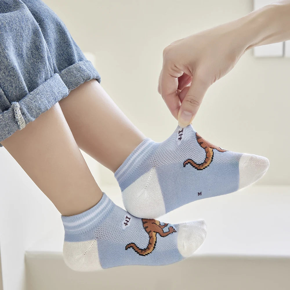 🦖 Roarsome Dino Socks – Soft, Comfy Fun for Happy Little Feet! 🧦💚 - ThiGui