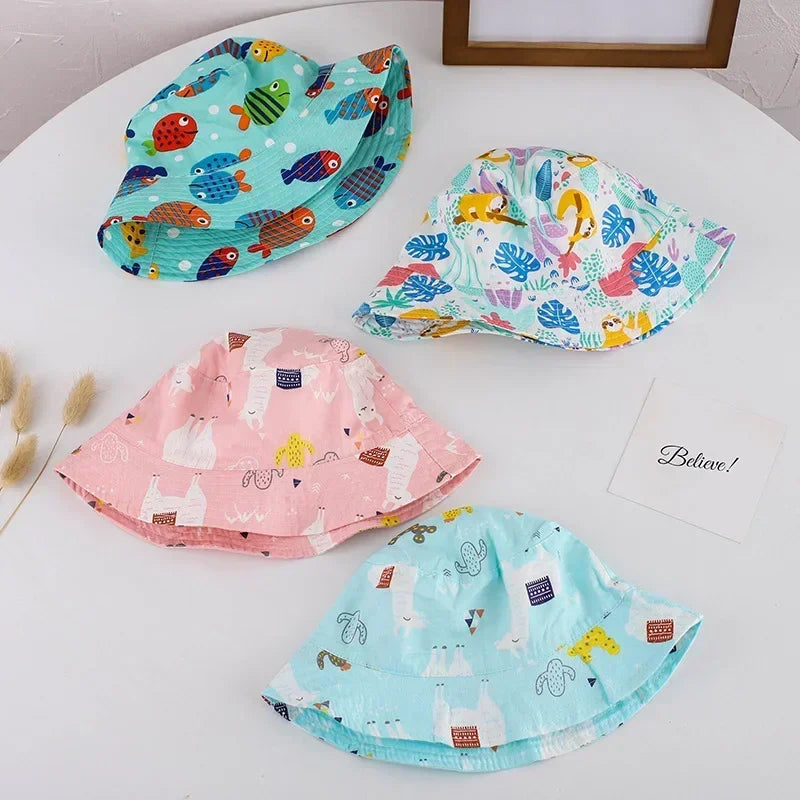 🧢 Cool & Covered! Lightweight Panama Bucket Hat for Babies & Toddlers ☀️🌿 - ThiGui