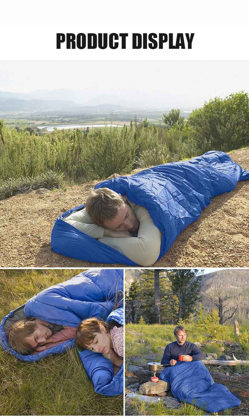 🏕️ Toasty Nights, Happy Campers! – Kids’ Hooded Sleeping Bag 🌙🧸 - ThiGui