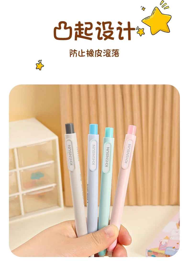 Retractable Pencil Eraser Pen Supplies - ThiGui