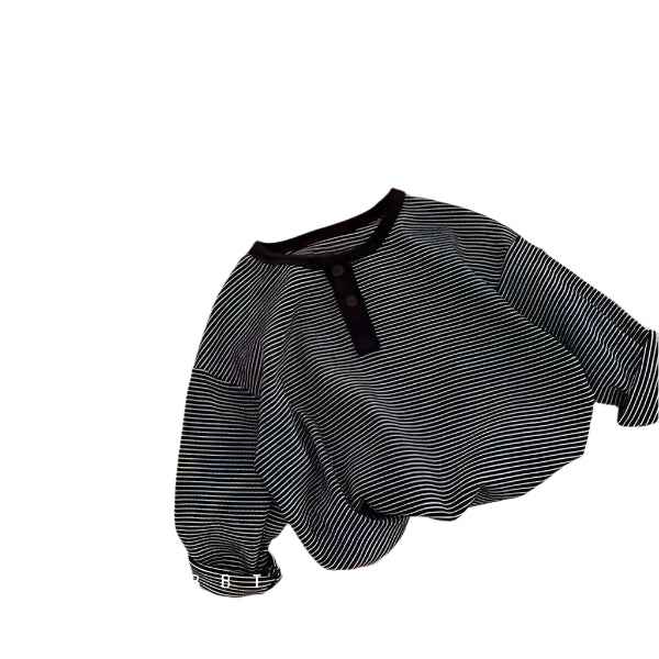 🌟 Autumn Essential! Soft Striped Long Sleeve Tee for Stylish Little Ones 👦👧🍂 - ThiGui