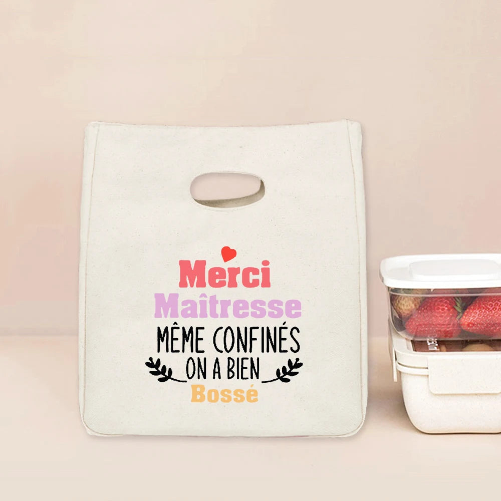 🍱 Thank You Teacher Thermal Lunch Bag – A Warm Hug in a Practical Gift! 🌟 - ThiGui