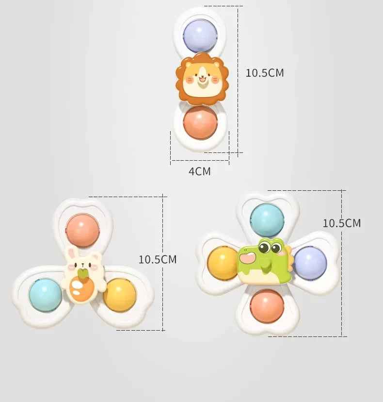 🌀 Spinner Suction Toys – Bath Time, Play Time, Anytime Fun! 🚿👶 - ThiGui
