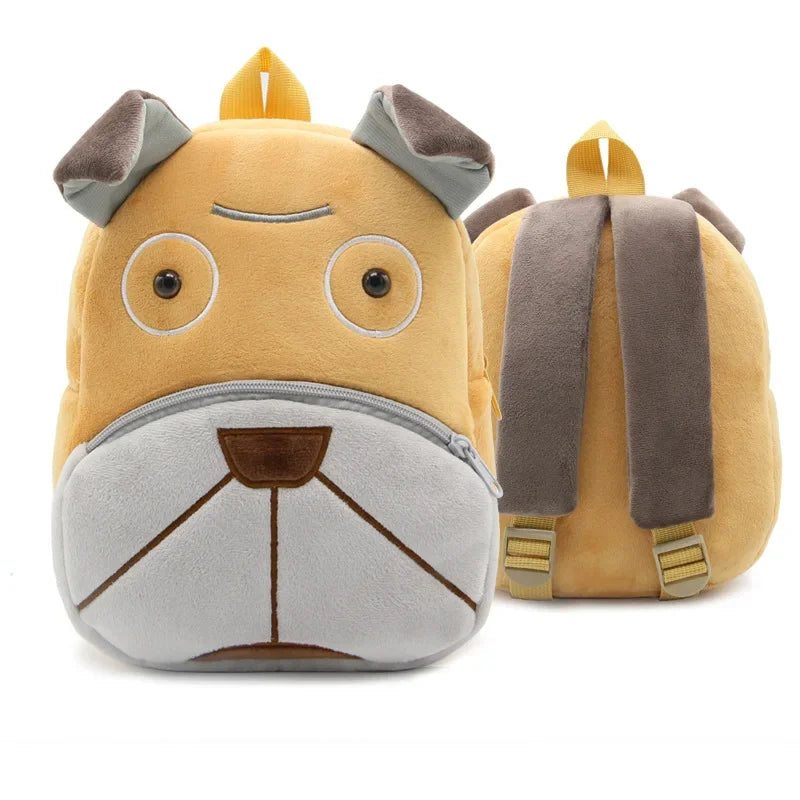 🦁 Cuddly Animal Backpack – Soft Plush Bag for Little Adventures! 🎒💛 - ThiGui