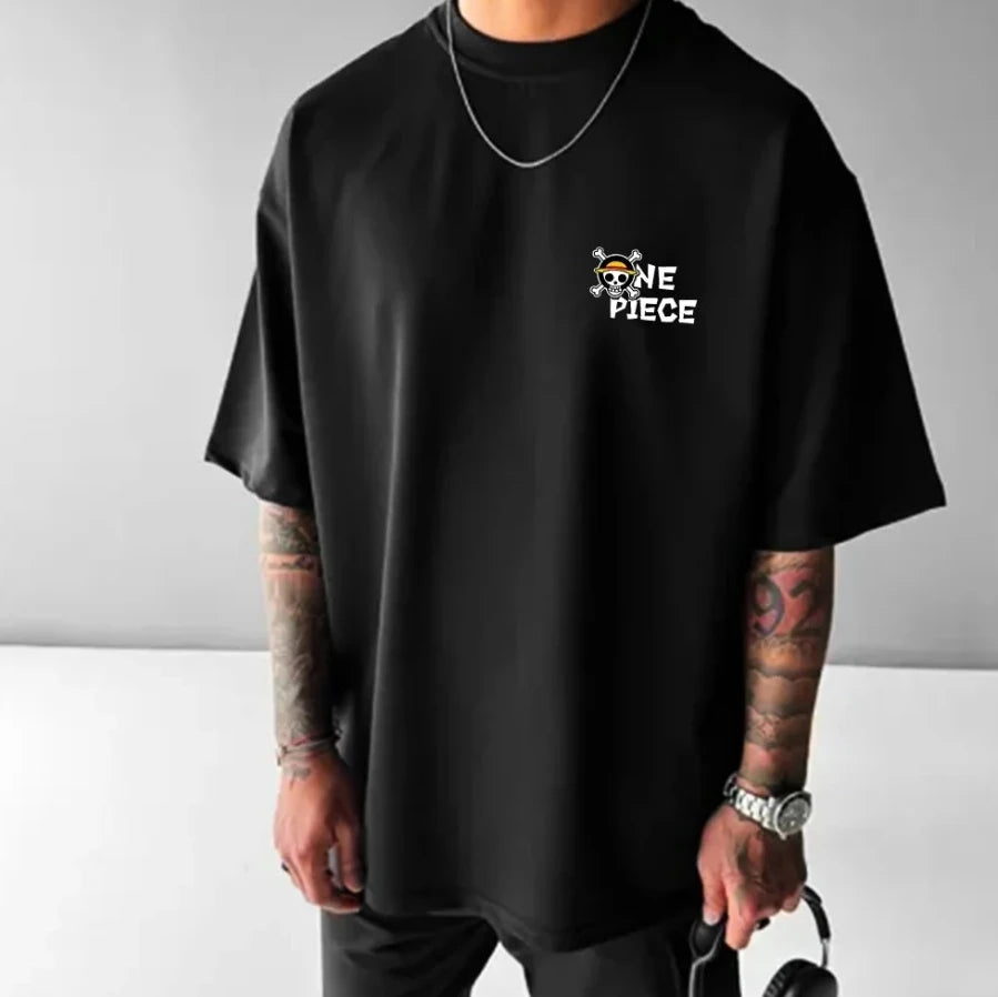 One Piece Classic Anime Tee 🏴‍☠️🔥 Summer Crew Neck T-Shirt - ThiGui
