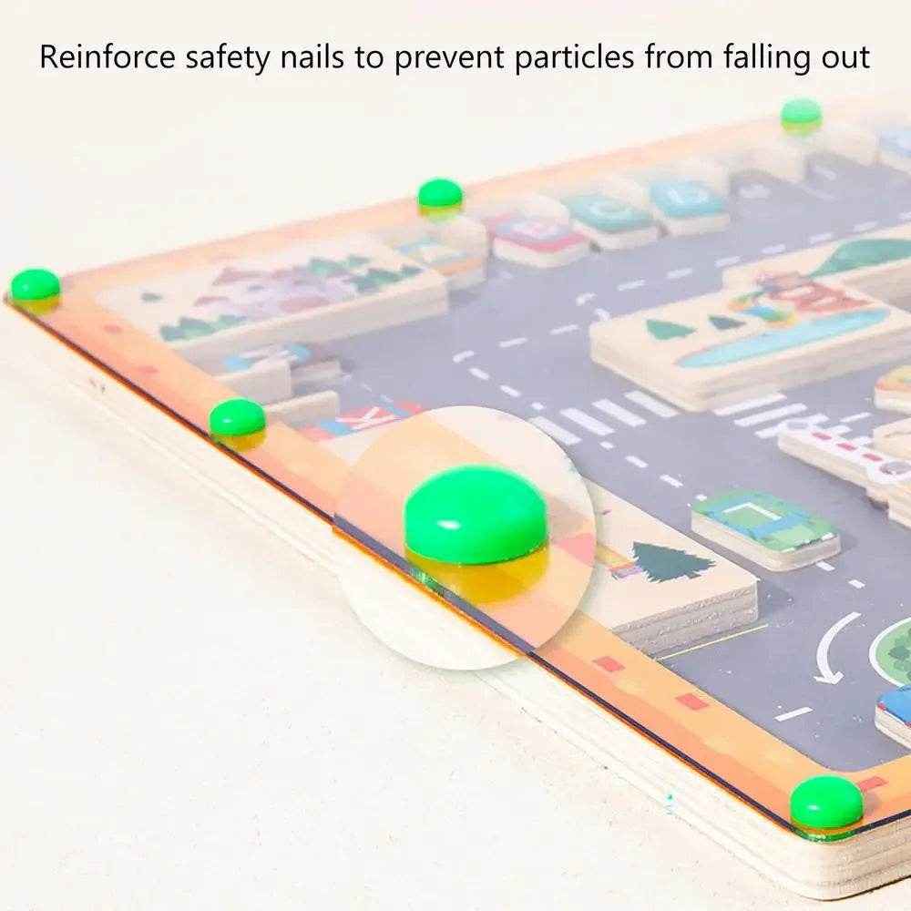 🚗Magnetic Alphabet Maze – A Fun Way to Learn Letters and Park Cars! - ThiGui