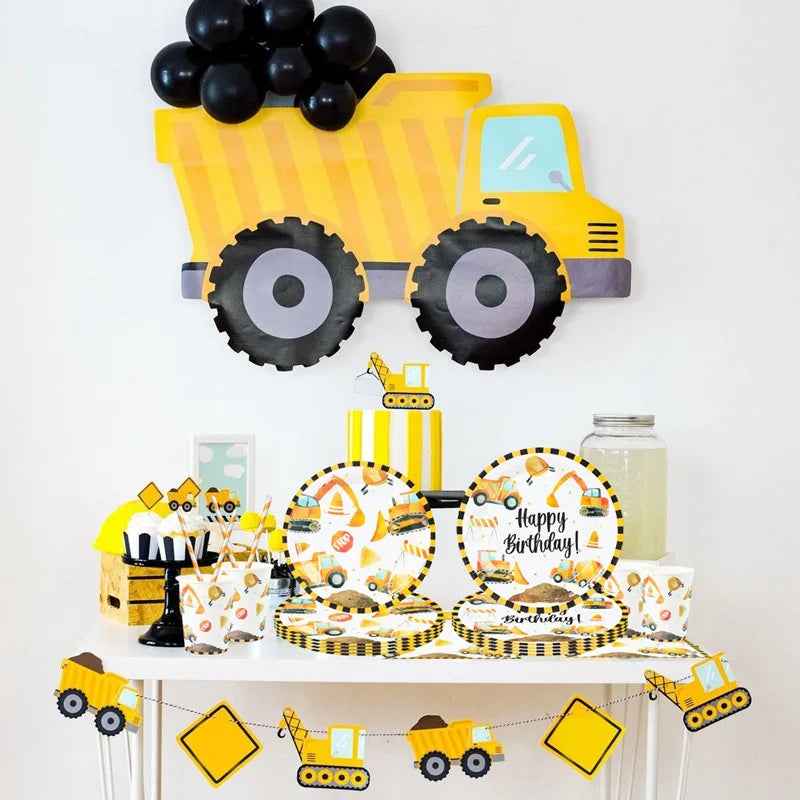 Dig In, Builders! Adorable Construction Party Set for a Wrecking Good Time 🎉 - ThiGui