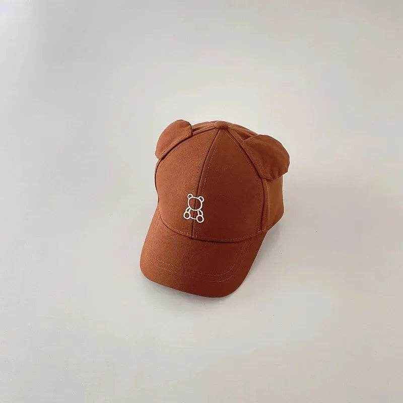 🐻Cutest Little Bear Cap – Soft Cotton Summer Hat with Ears for Boys & Girls! - ThiGui