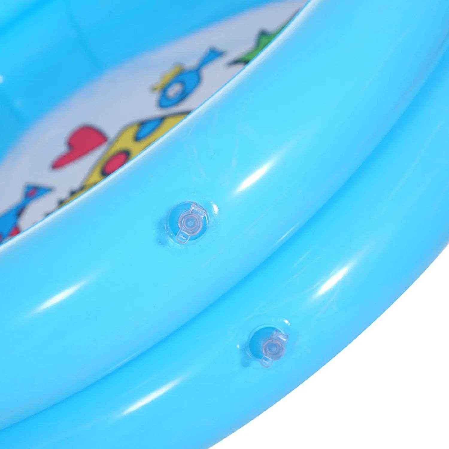 🐠Mini Inflatable Kiddie Pool for Boys with Adorable Animal Prints for Backyard Splash Fun - ThiGui