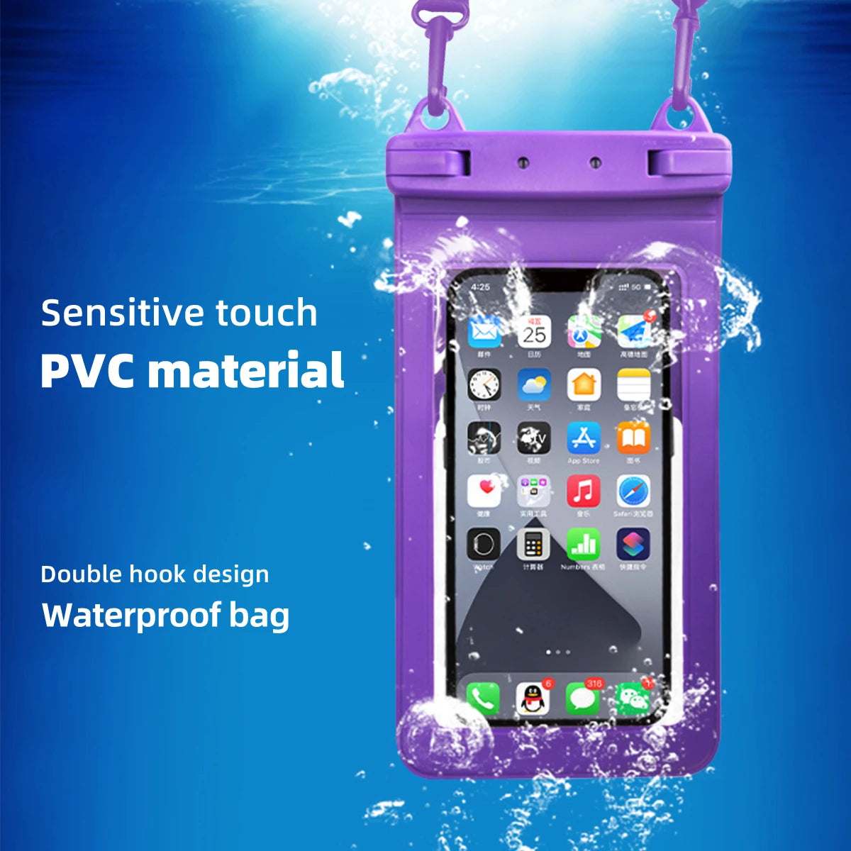 🌊📱 Full View Waterproof Phone Pouch – Dive Into Fun, Worry-Free! 🏊‍♂️💧 - ThiGui