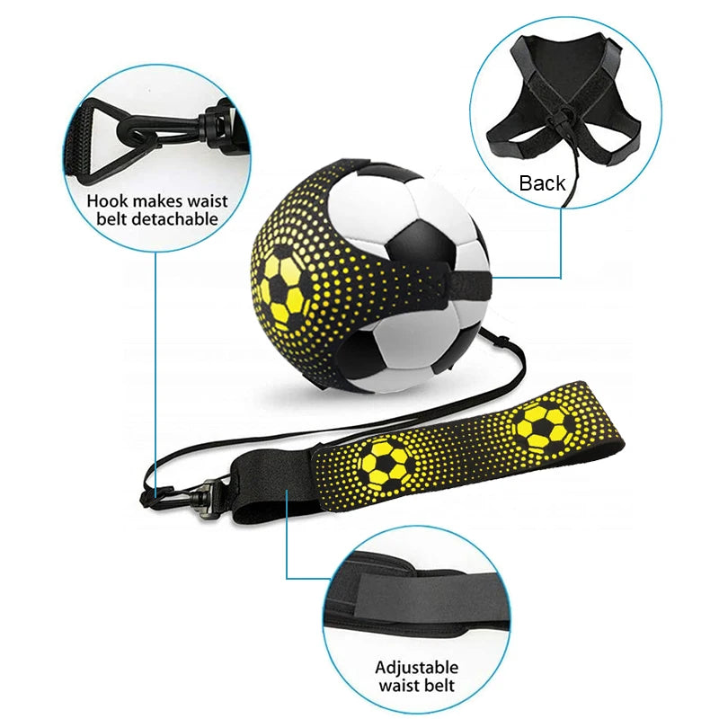 ⚽ Kids' Solo Kick Trainer | Football, Rugby & Volleyball Practice Buddy 🏃‍♂️🎯 - ThiGui