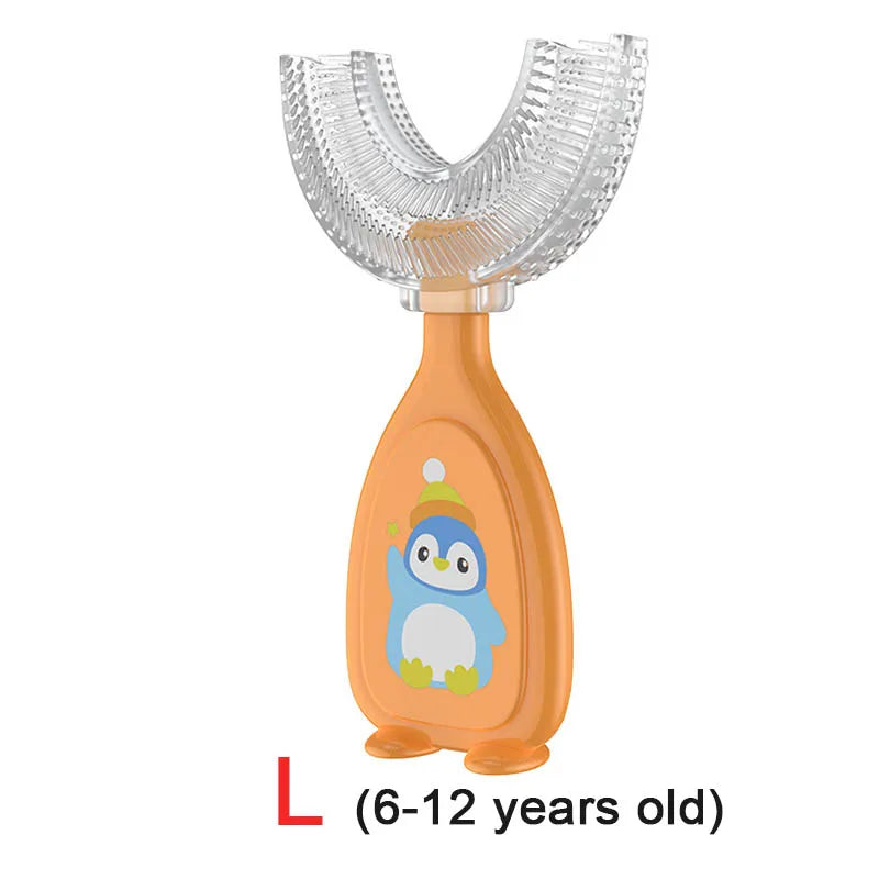 🦷 Gentle Silicone Toothbrush – Oral Care for Kids Ages 2 to 12 👶💧 - ThiGui