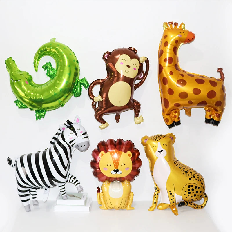 🎉 Wild Jungle Animal Balloons – Safari Party Magic with Lions, Tigers & More! 🐯🎈 - ThiGui