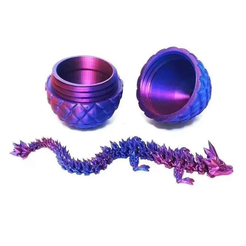 🐉Surprise Dragon Egg with Fully Articulated 3D Printed Dragon for Fantasy-Loving Boys - ThiGui