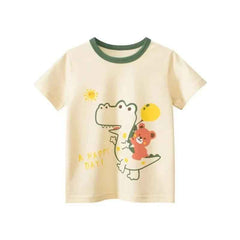 🎉 Cartoon Coolness! Comfy Summer Tees for Active Boys (2–10Y) 🧒☀️ - ThiGui