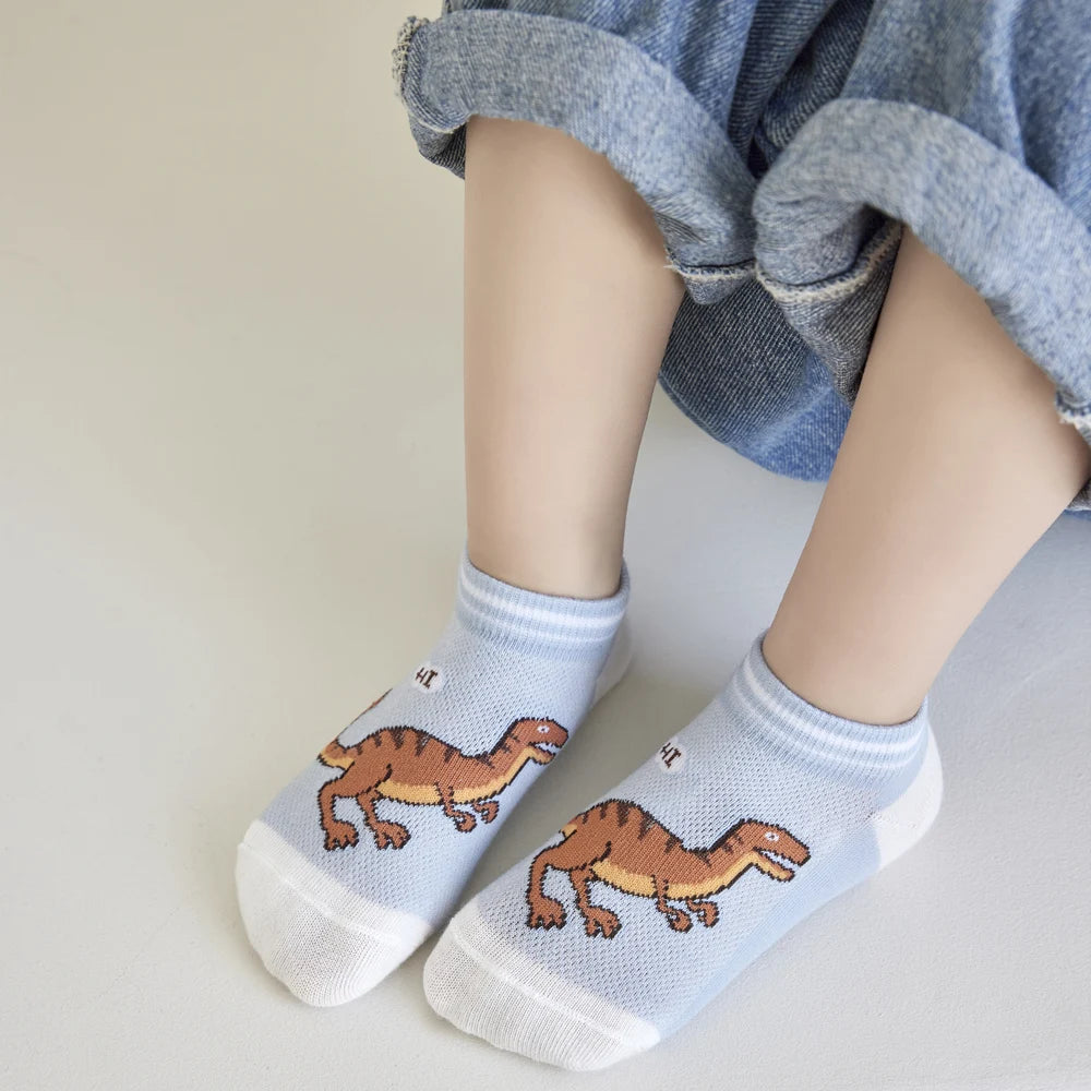 🦖 Roarsome Dino Socks – Soft, Comfy Fun for Happy Little Feet! 🧦💚 - ThiGui