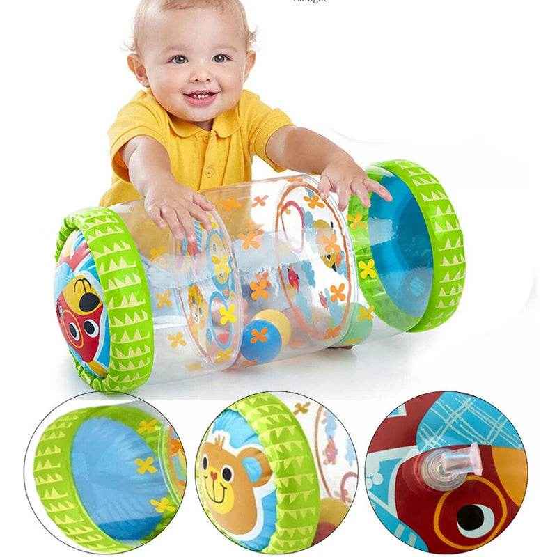 👶Tummy Time Fun – Soft Roller Toy That Gets Baby Moving & Giggling! - ThiGui