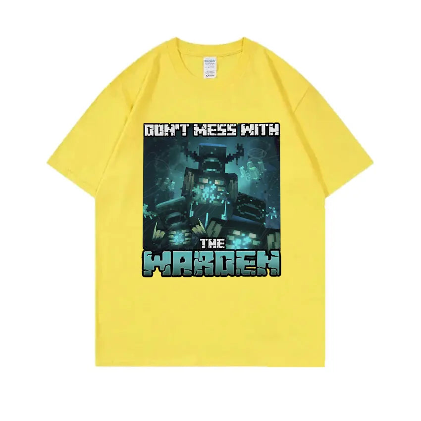 Game On Warden Tee 🎮🔥 Soft 100% Cotton Oversized Fun for Cool Boys - ThiGui