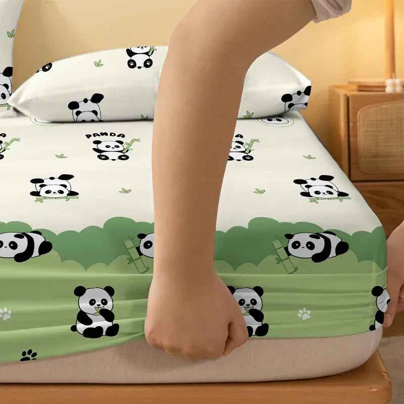 🐼Sleepy Pandas & Sweet Dreams – Adorable Fitted Sheet for Little Ones 💤 - ThiGui