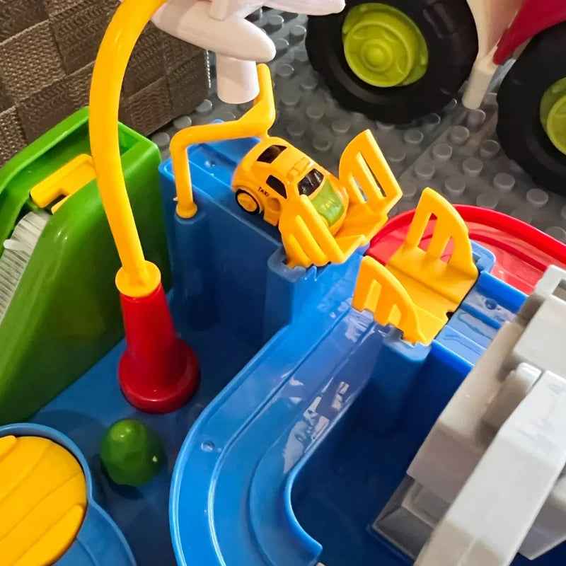 🚂 Adventure on Track – Rail Car Puzzle Toy with Rockets, Animals & Brainy Twists! 🧩🚀 - ThiGui