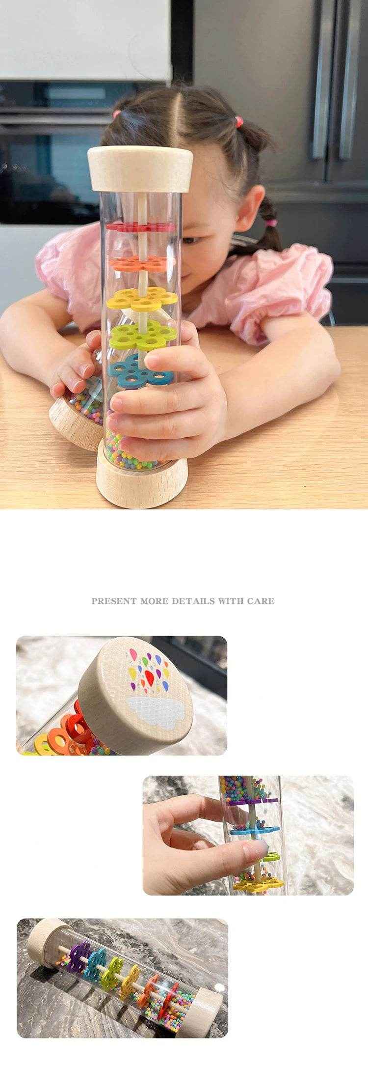 🌿Soothing Rain in a Tube – Gentle Sensory Rainmaker for Curious Little Ears! - ThiGui