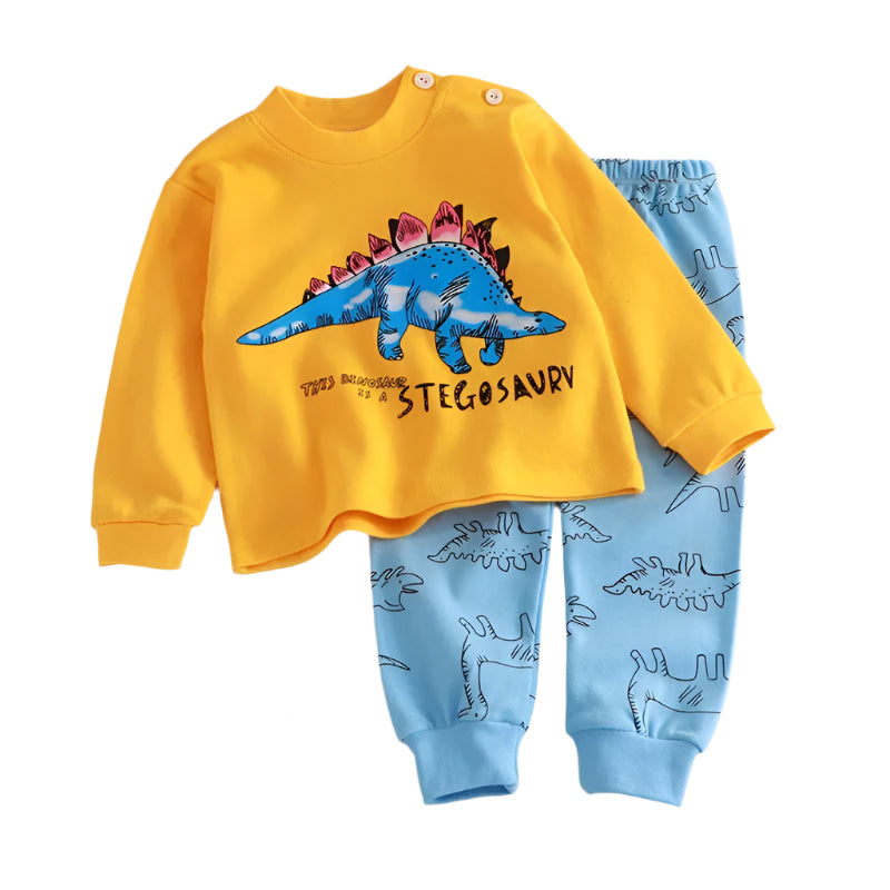 🌙 Cartoon Pajama Set – Soft, Snuggly Sleepwear for Little Dreamers! 🧒🛌 - ThiGui