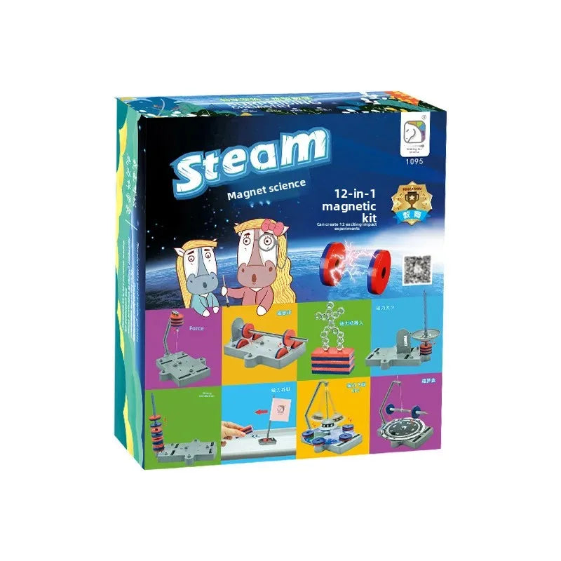 🧲 Magnetic Wonder Lab – 12-in-1 Science Kit for Curious Boys! 🔬✨ - ThiGui