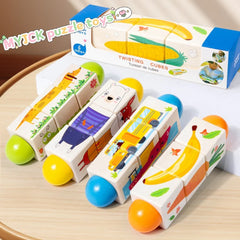 🧩 Spin & Match Wooden Puzzle – 3D Animal Block Fun for Clever Little Learners! 🐘🎨 - ThiGui
