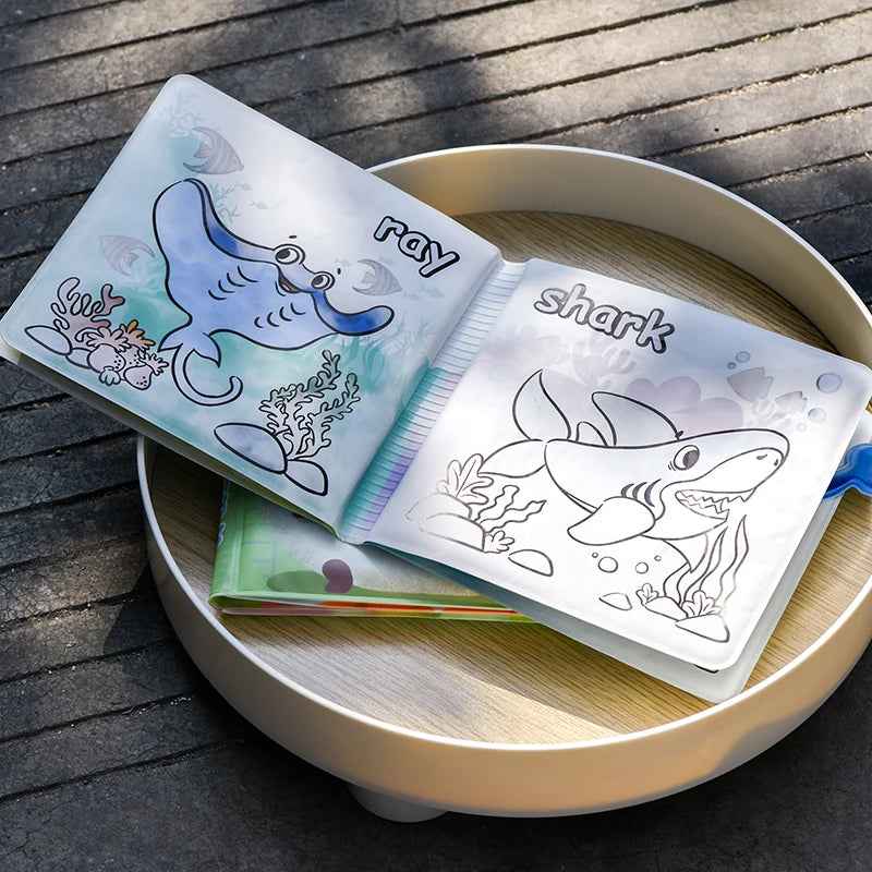 📖 Splash & Learn – Magic Bath Books That Reveal Colors with Water! 🛁🎨 - ThiGui