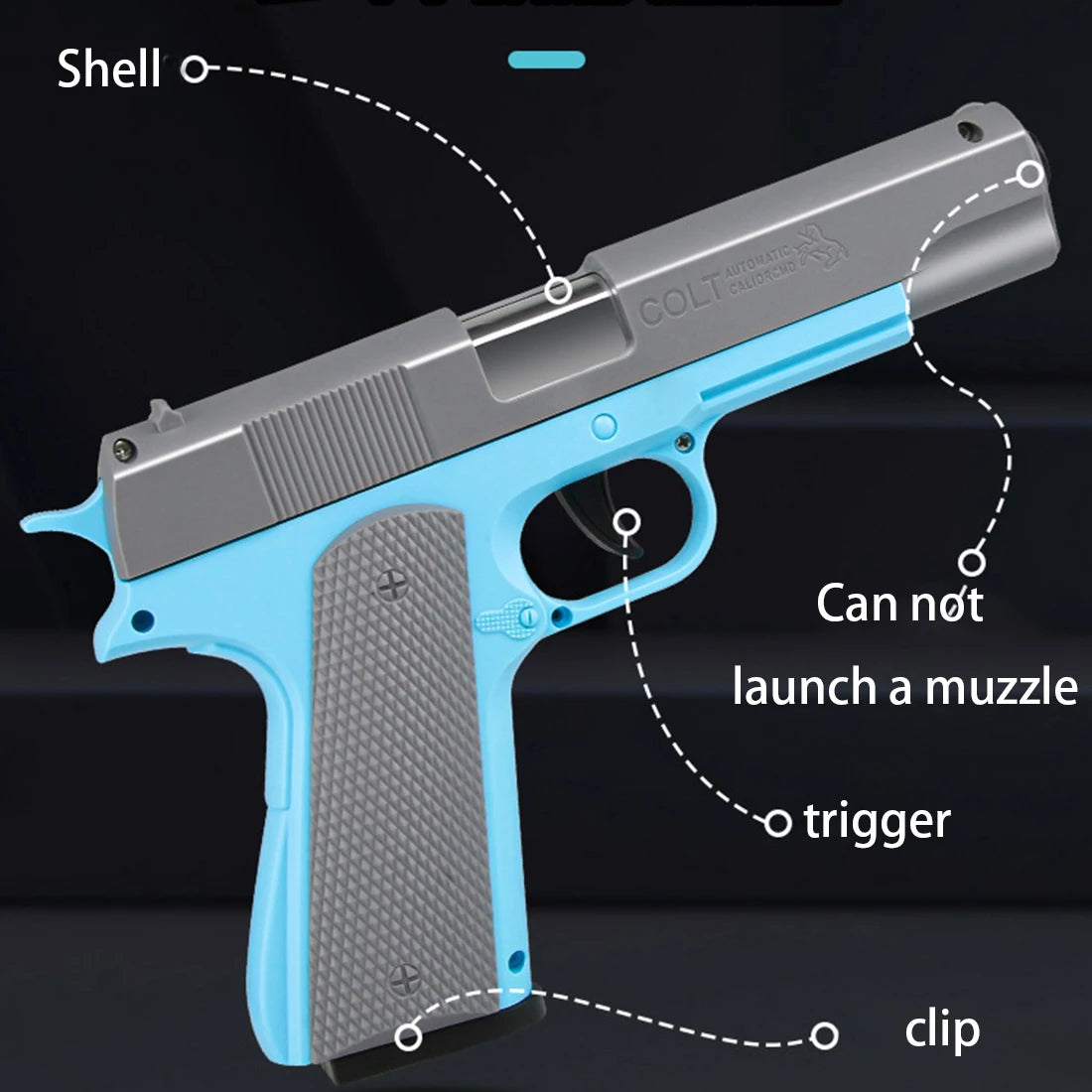 🔫 3D Gravity Toy Gun – The Ultimate Fidget Fun for Little Hands! 🧒✨ - ThiGui