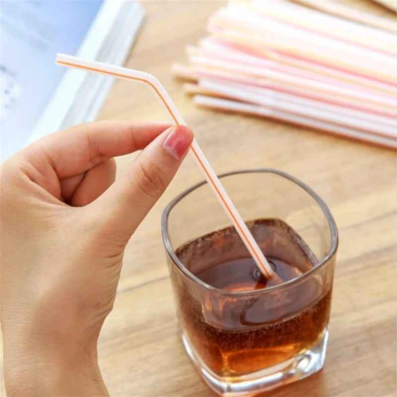 🎉Bright and Fun Multicolor Straws – Perfect for Parties, Playdates, and Everyday Sips! - ThiGui