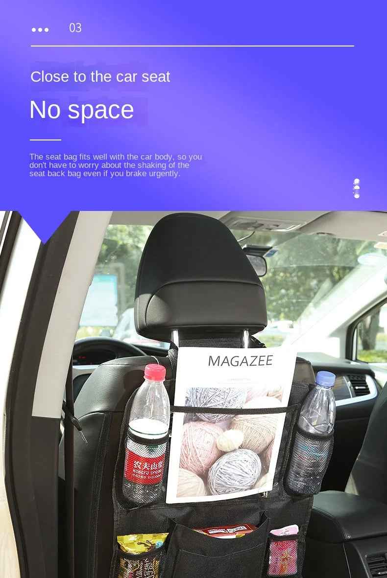 Road Trip Hero – Backseat Organizer with Tablet Holder for Tidy, Happy Car Rides! - ThiGui